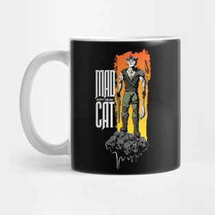 Post-Apocalyptic Badass Mad Cat Fury Meow Mug